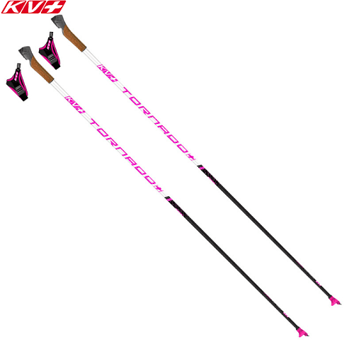 Лыжные палки KV+ Tornado Pink QCD Clip в магазине Sport-Nordic.ru.