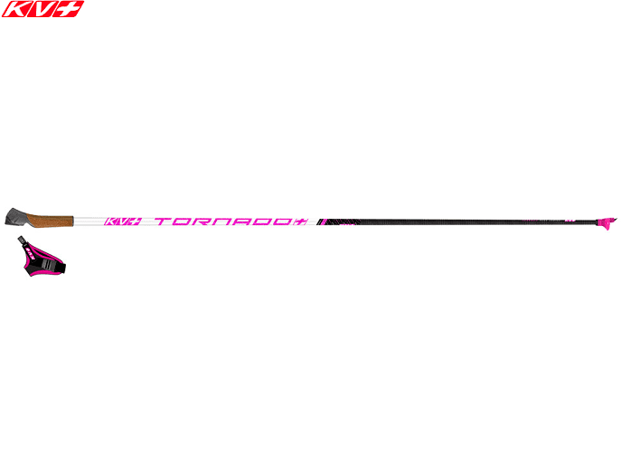 Лыжные палки KV+ Tornado Pink QCD Clip в магазине Sport-Nordic.ru.