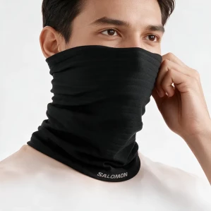 Бафф SALOMON Warm Neck Gaiter Tube Deep Black