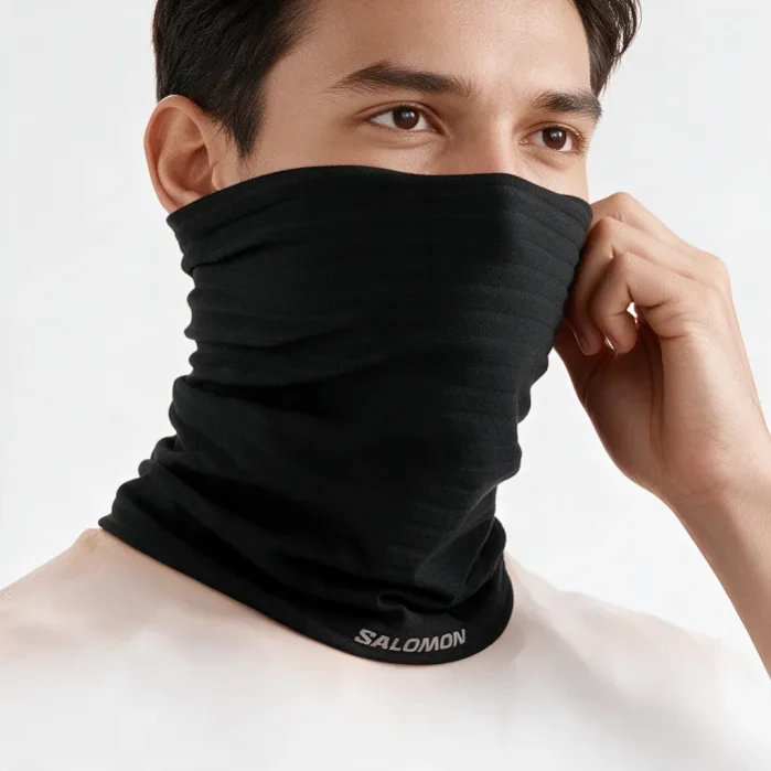 Бафф SALOMON Warm Neck Gaiter Tube Deep Black