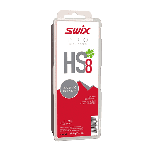Парафин SWIX HS8 Red -4+4° 180g