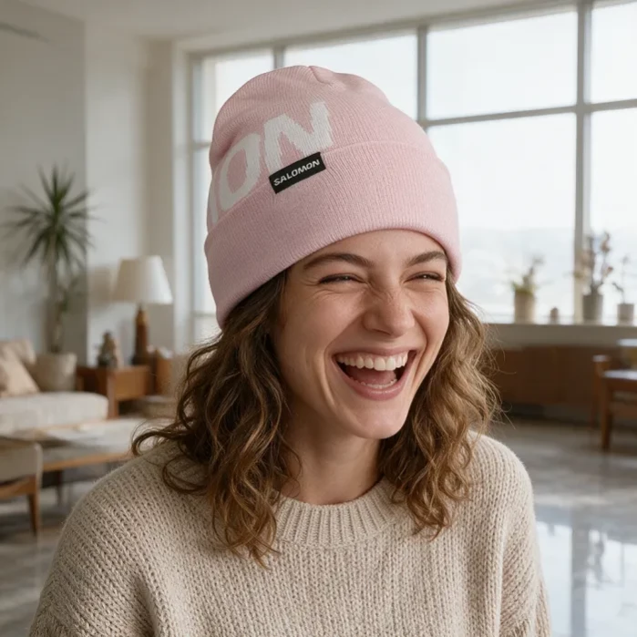 Шапка SALOMON Hermitage Beanie Icy Pink Rose