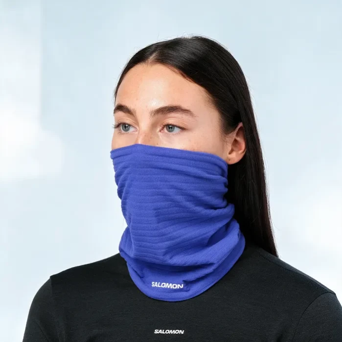 Бафф SALOMON Warm Neck Gaiter Clematis Blue