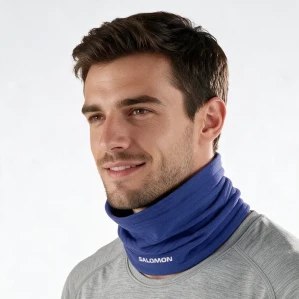Бафф SALOMON Warm Neck Gaiter Clematis Blue