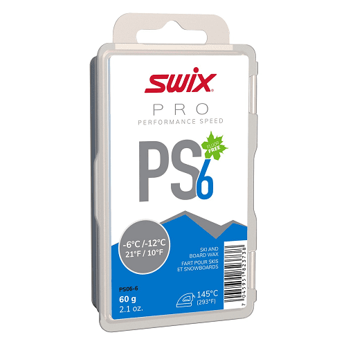 Парафин SWIX PS6 Blue -6-12° 60g