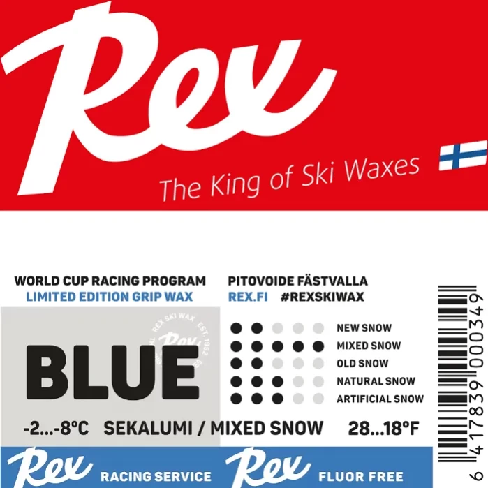 Мазь REX Blue World Cup Racing Service -2-8° 45g