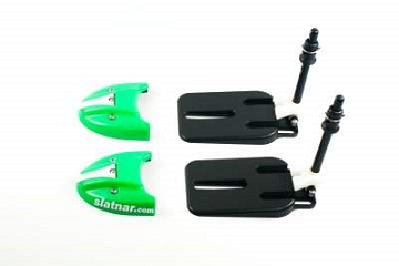 Крепления SLATNAR Junior Set green