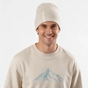 Шапка SALOMON Graphic Beanie Silver Cloud