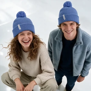 Шапка SALOMON Pompom Beanie Wedgewood
